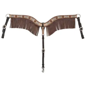 1004-23-SC  Circle Y Desert Racer Breast collar with Fringe