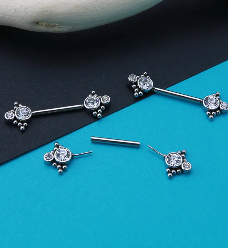 14G Array Threadless Nipple Ring Barbells