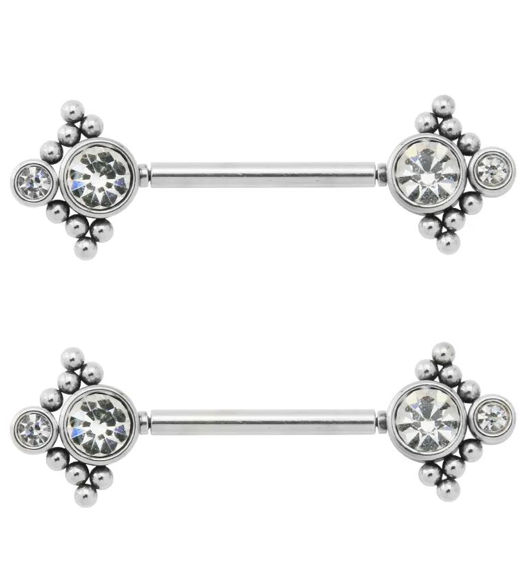 14G Array Threadless Nipple Ring Barbells