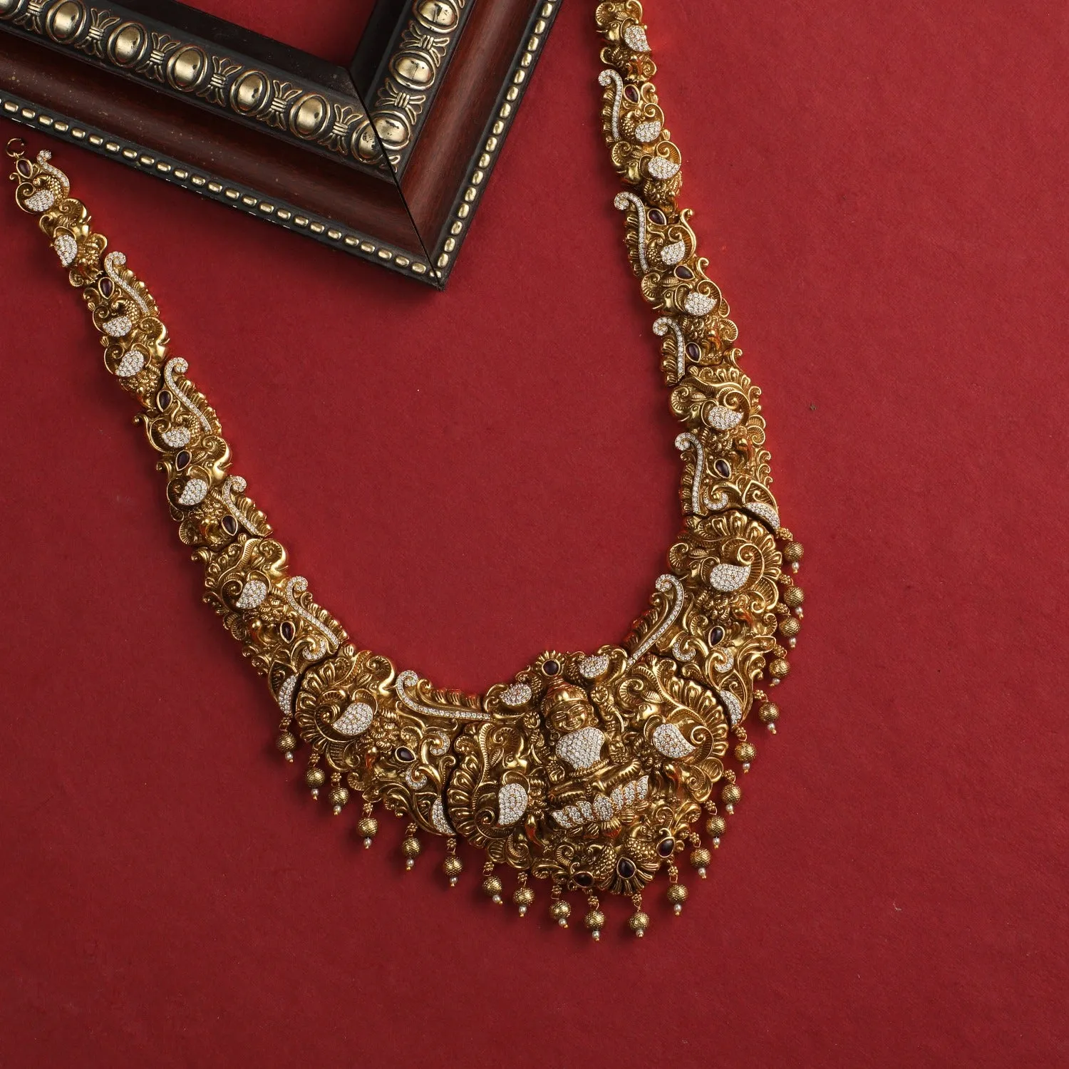 Aashni Antique Temple Long Necklace