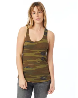 Alternative AA1927P Ladies' Meegs Printed Racerback Eco-Jersey Tank