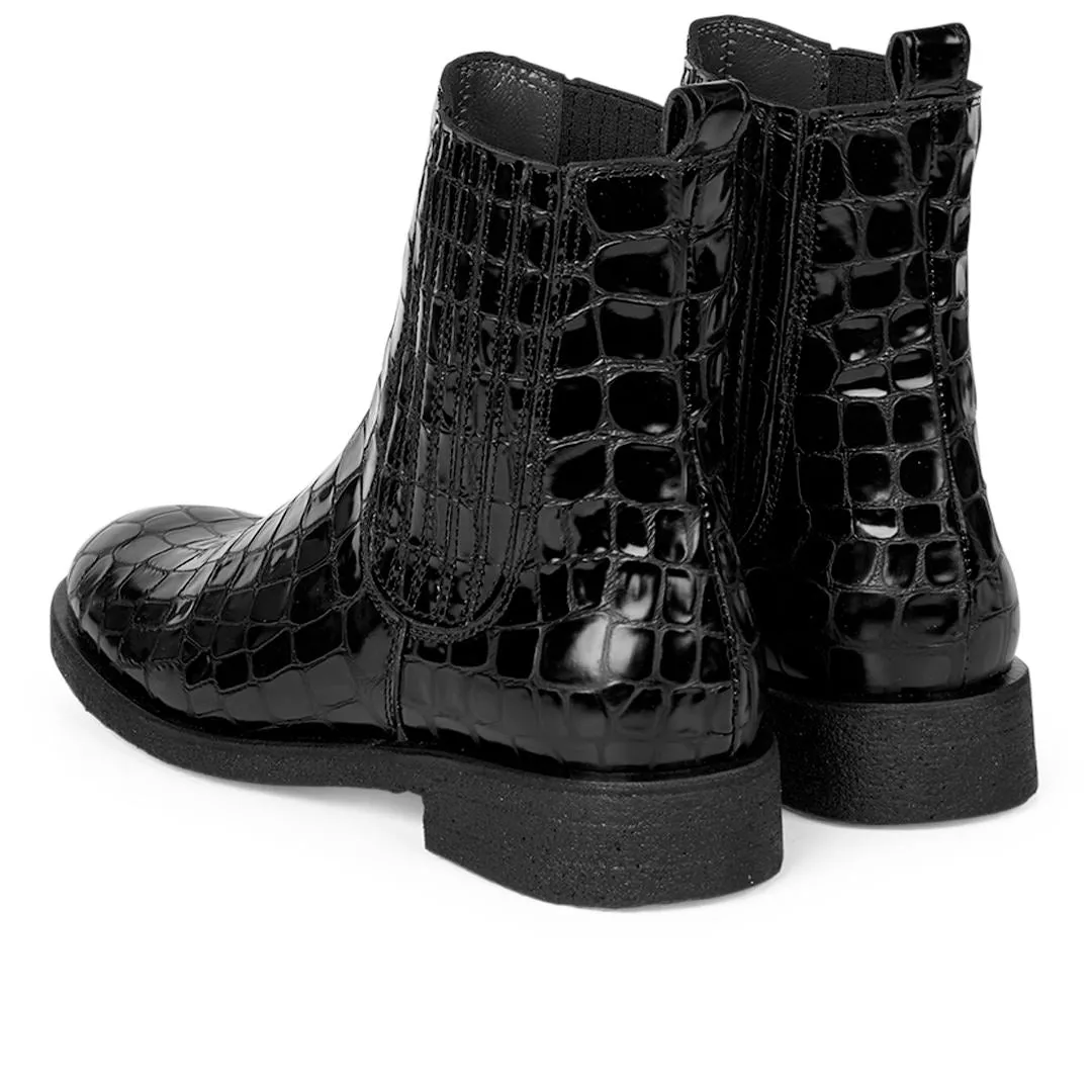 Angulus - 7246-103 - 1674/001 Black Croco/Black