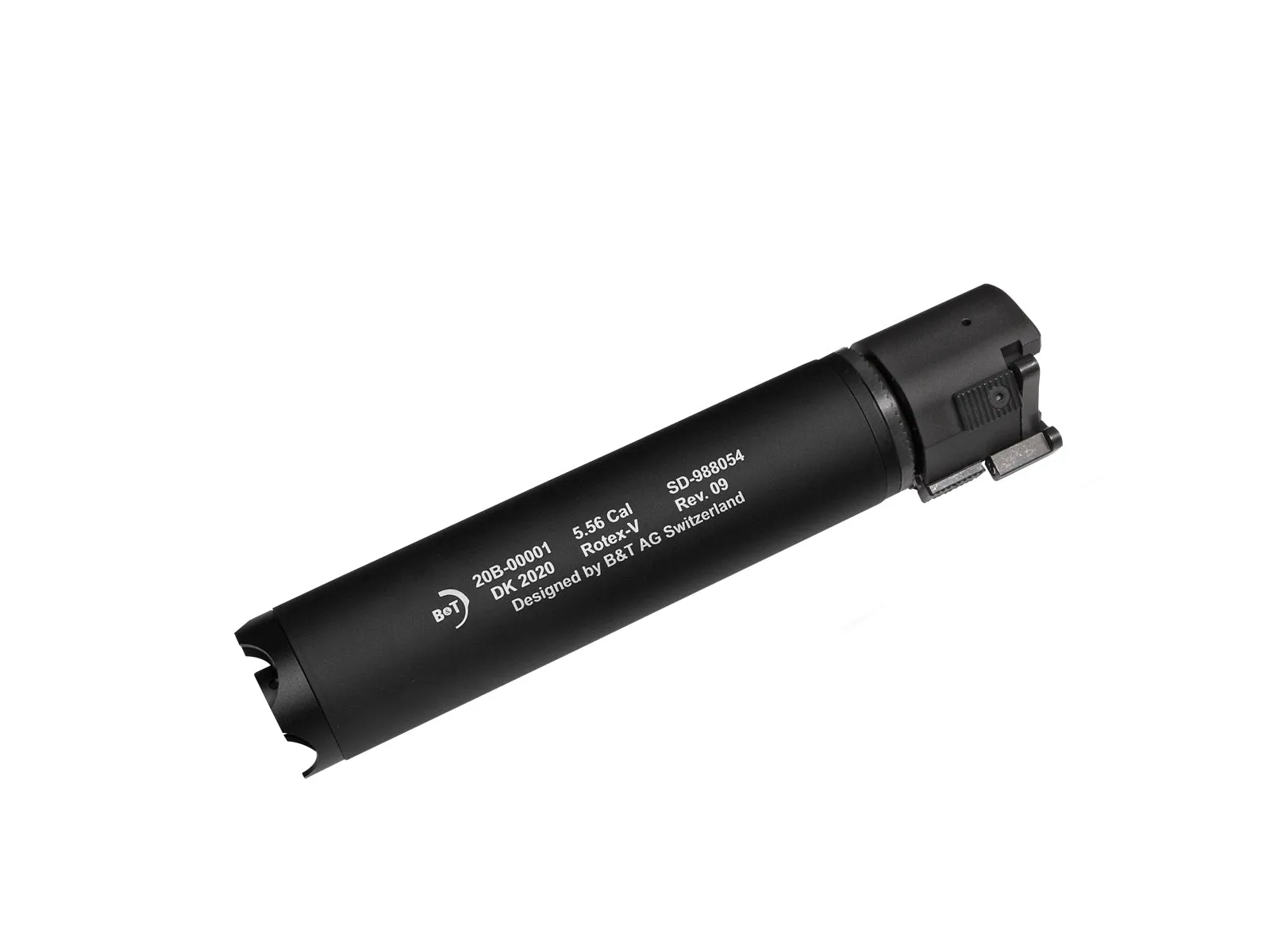 ASG B&T Rotex-V Airsoft Quick-Detach Suppressor (Black/Grey/Mud) - Optimized Title