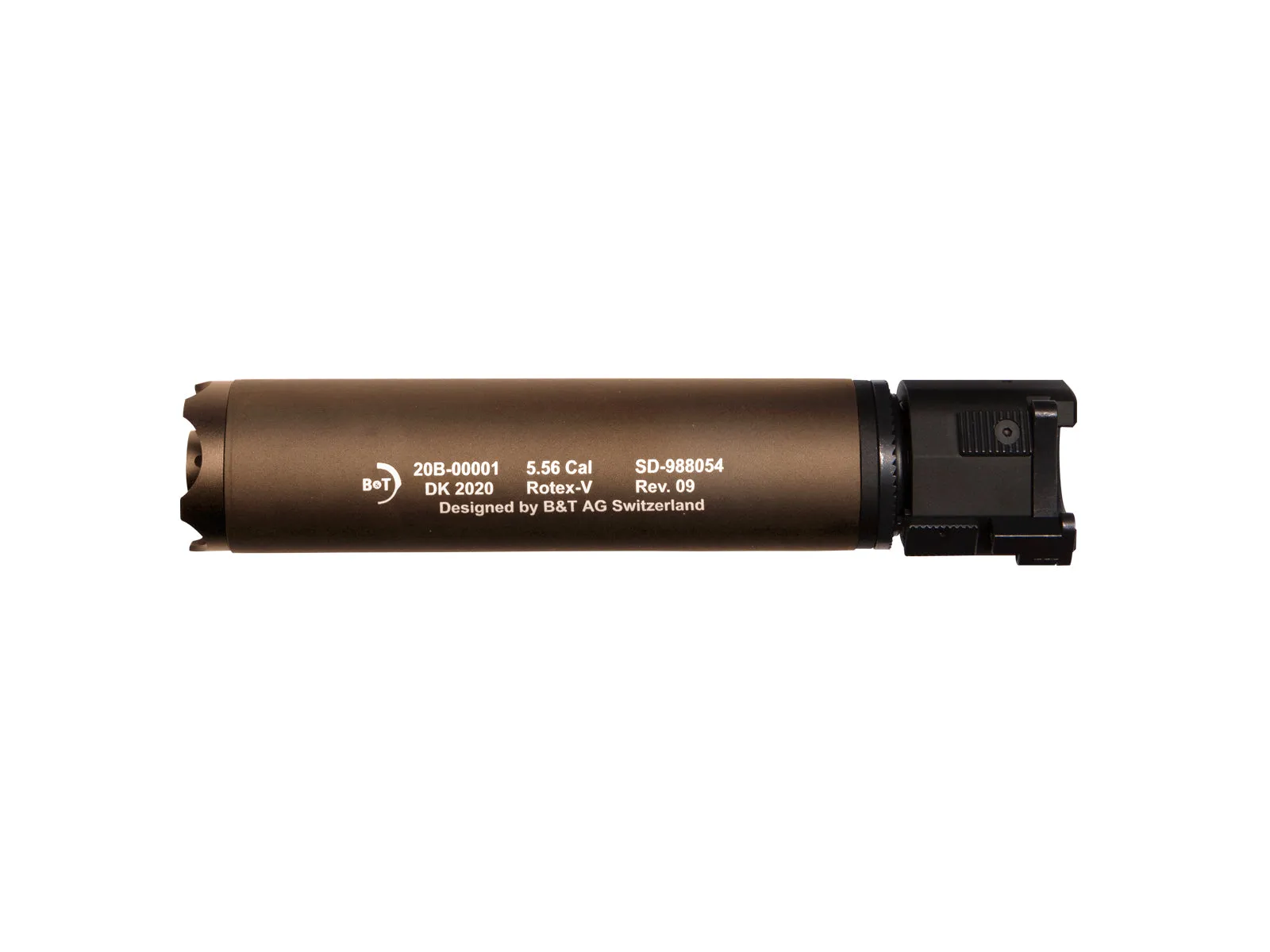 ASG B&T Rotex-V Airsoft Quick-Detach Suppressor (Black/Grey/Mud) - Optimized Title