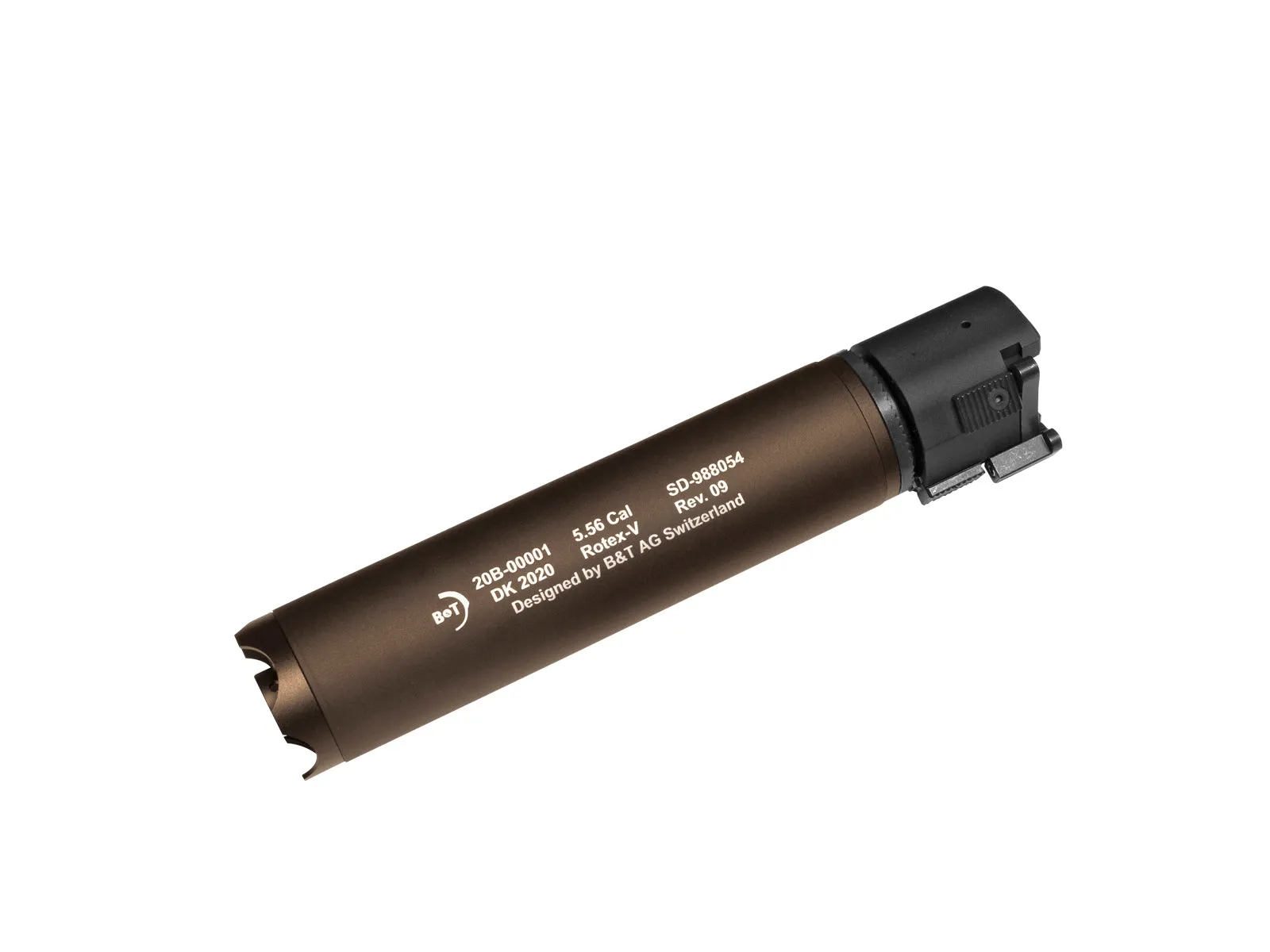 ASG B&T Rotex-V Airsoft Quick-Detach Suppressor (Black/Grey/Mud) - Optimized Title