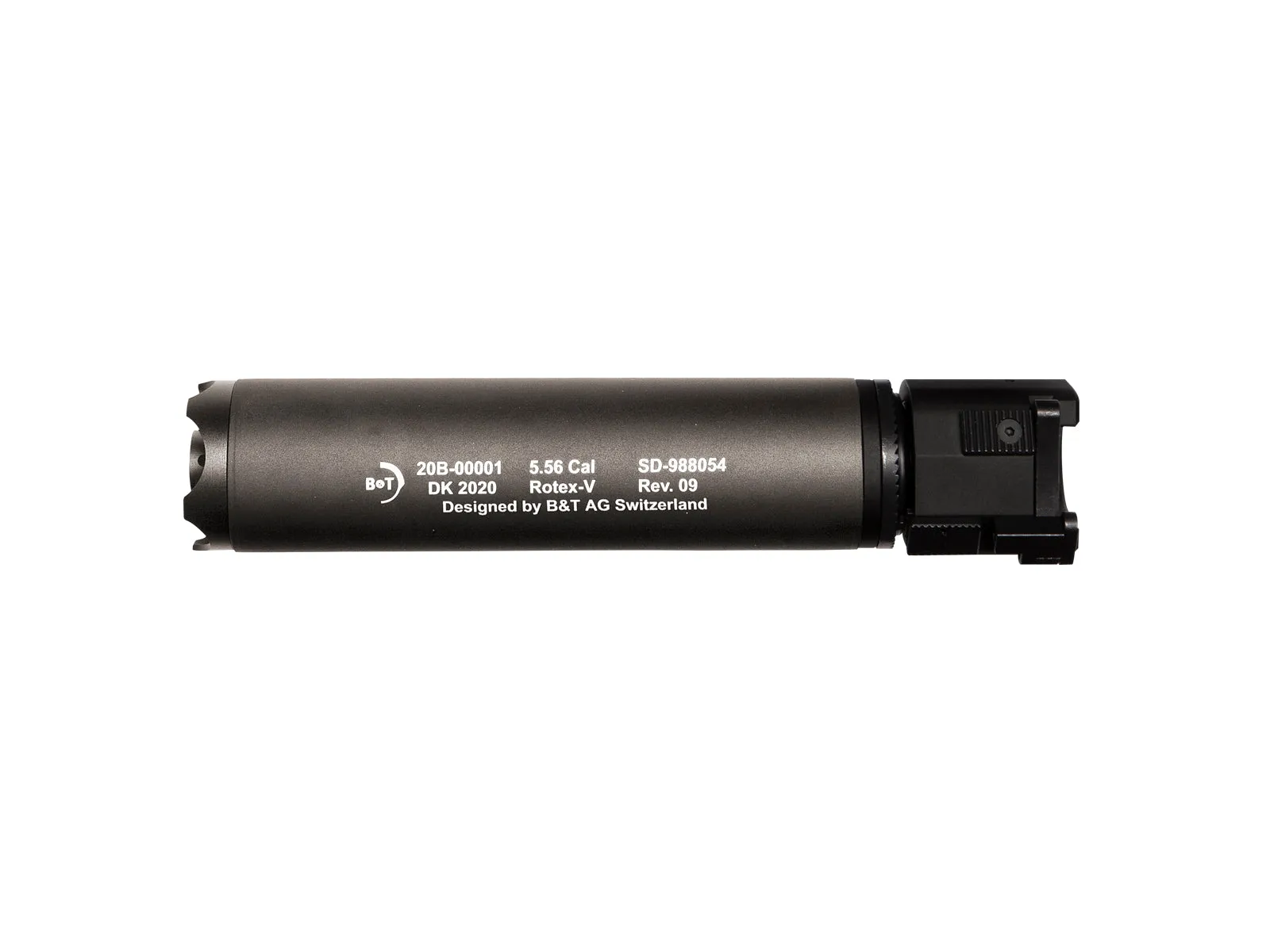 ASG B&T Rotex-V Airsoft Quick-Detach Suppressor (Black/Grey/Mud) - Optimized Title