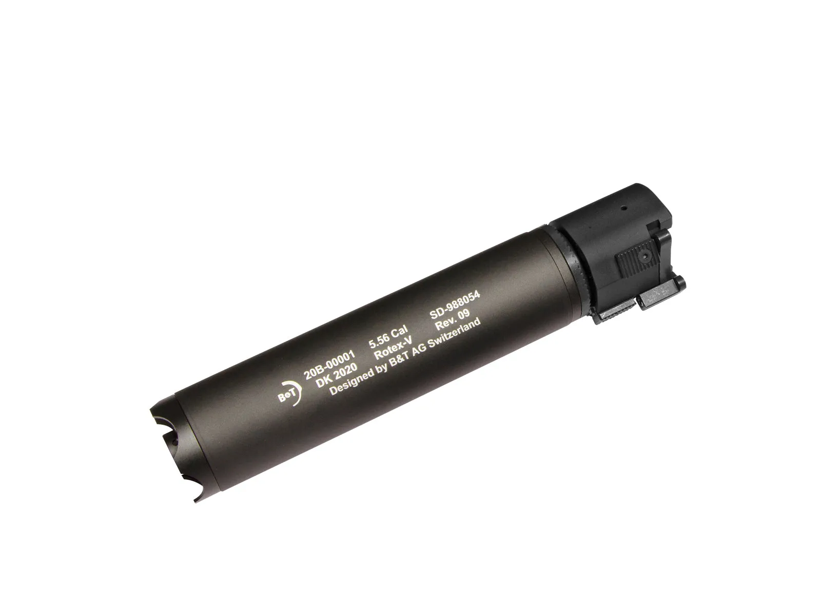 ASG B&T Rotex-V Airsoft Quick-Detach Suppressor (Black/Grey/Mud) - Optimized Title