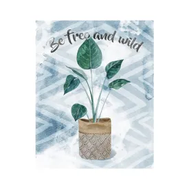 Be Free and Wild Canvas Wall Art