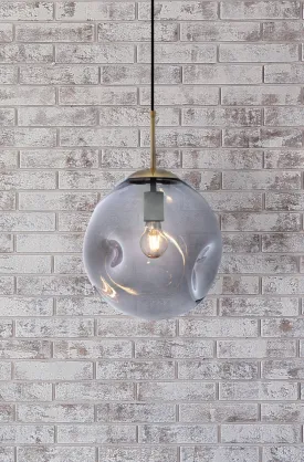 Beckrow Dimpled Glass Pendant Light