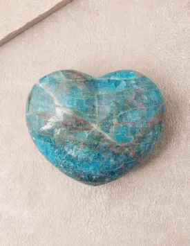 Blue Apatite Healing Heart - As-Is-Clearance