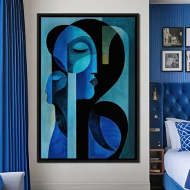 Blue Duo by TooplesArt: Optimized Fine Art Print