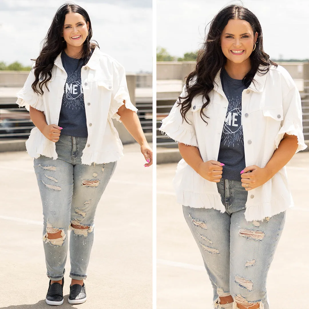 Breaking Hearts Jacket, White