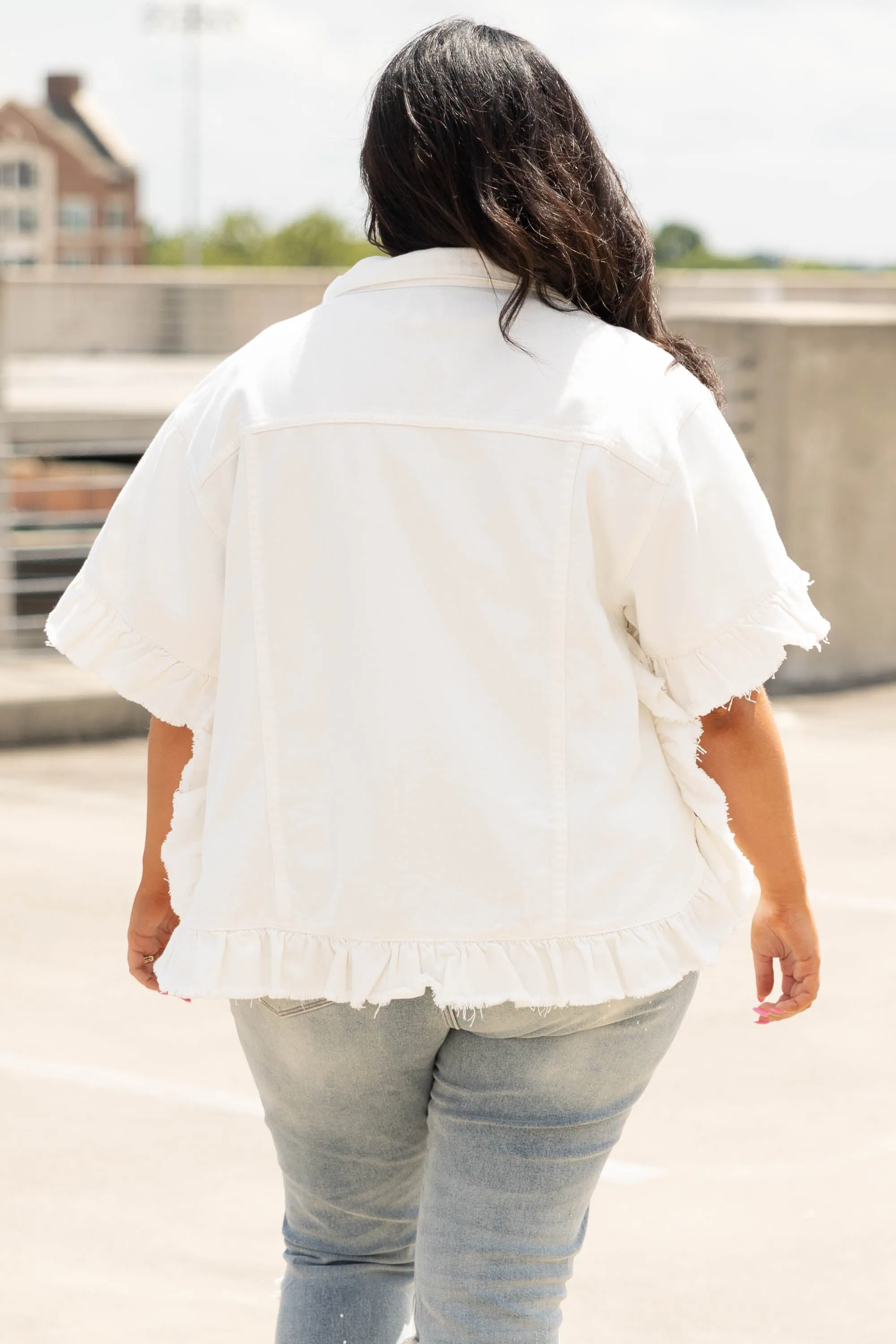 Breaking Hearts Jacket, White