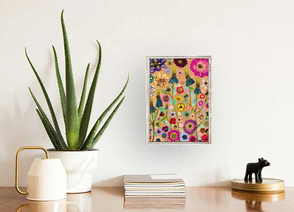 Bright & Bold - Gold Mini Framed Canvas