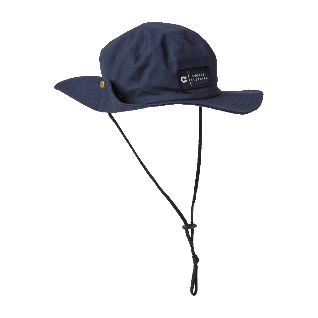 Brim Hat Cotton Canvas Petrol - SU7801PLOSFM