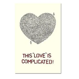 Canvas Print This "LOVE" is Compliacted  (16 x 24 Inch)