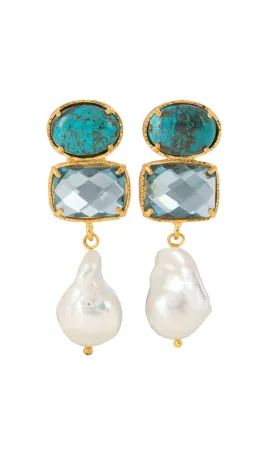 Christie Nicolaides Amaia Earrings - Blue