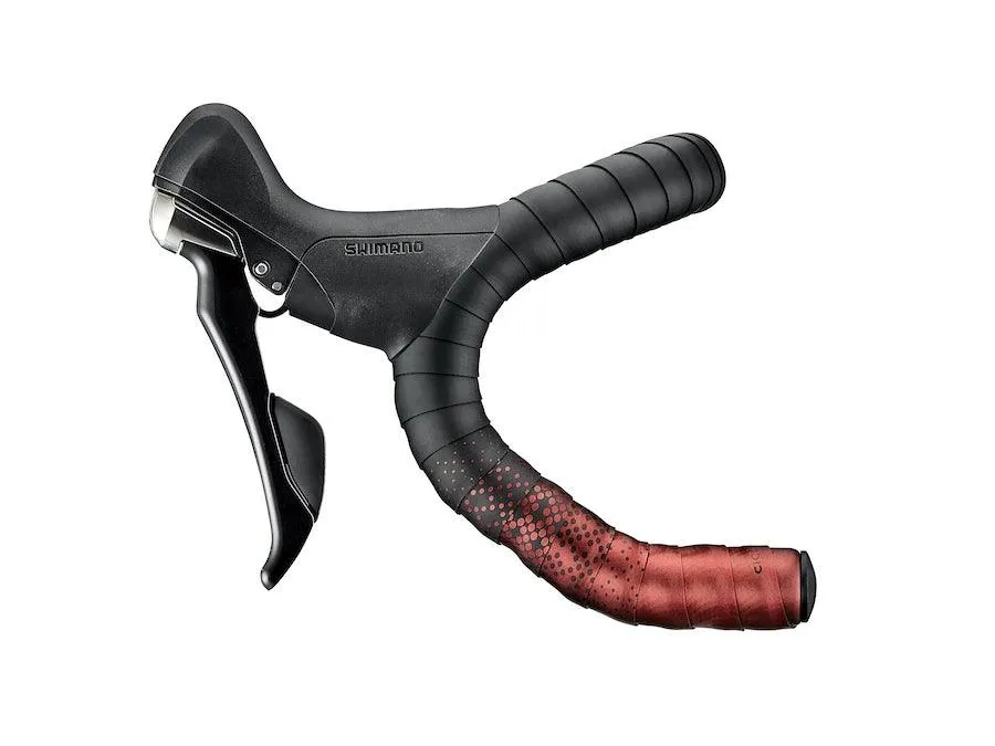 Ciclovation Advanced Bar Tape PU with Organic Gel Syntetic Leather Touch - (Shining Metallic Ruby Red)