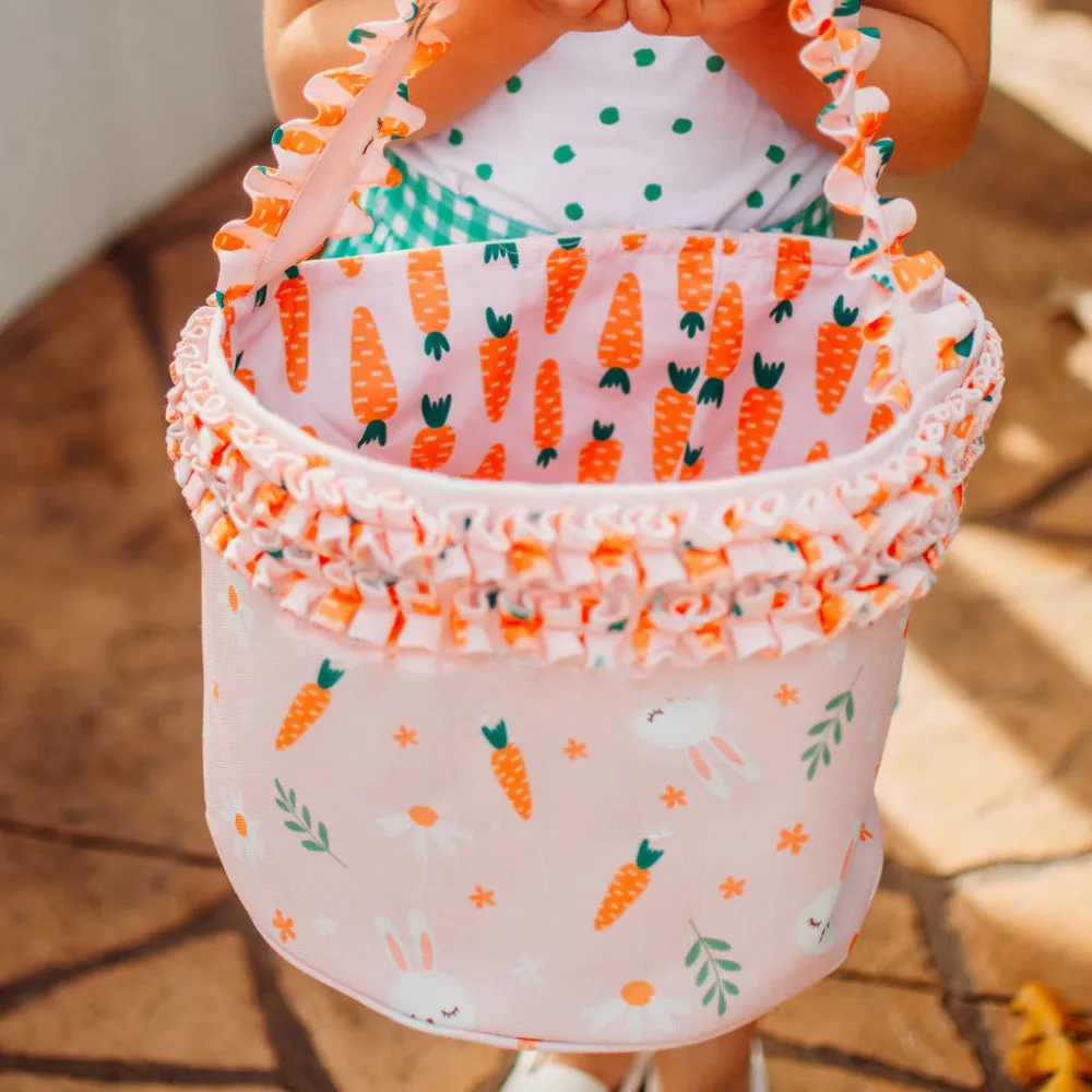 Easter Basket - Pink Carrots