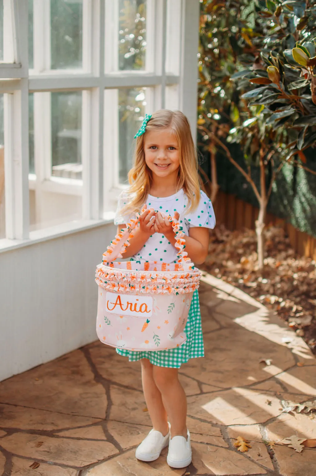 Easter Basket - Pink Carrots