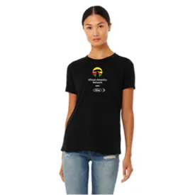 FAAN Bella   Canvas Ladies Relaxed Tee- Black