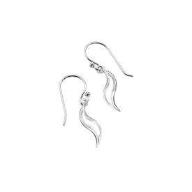 Flowing waves earrings