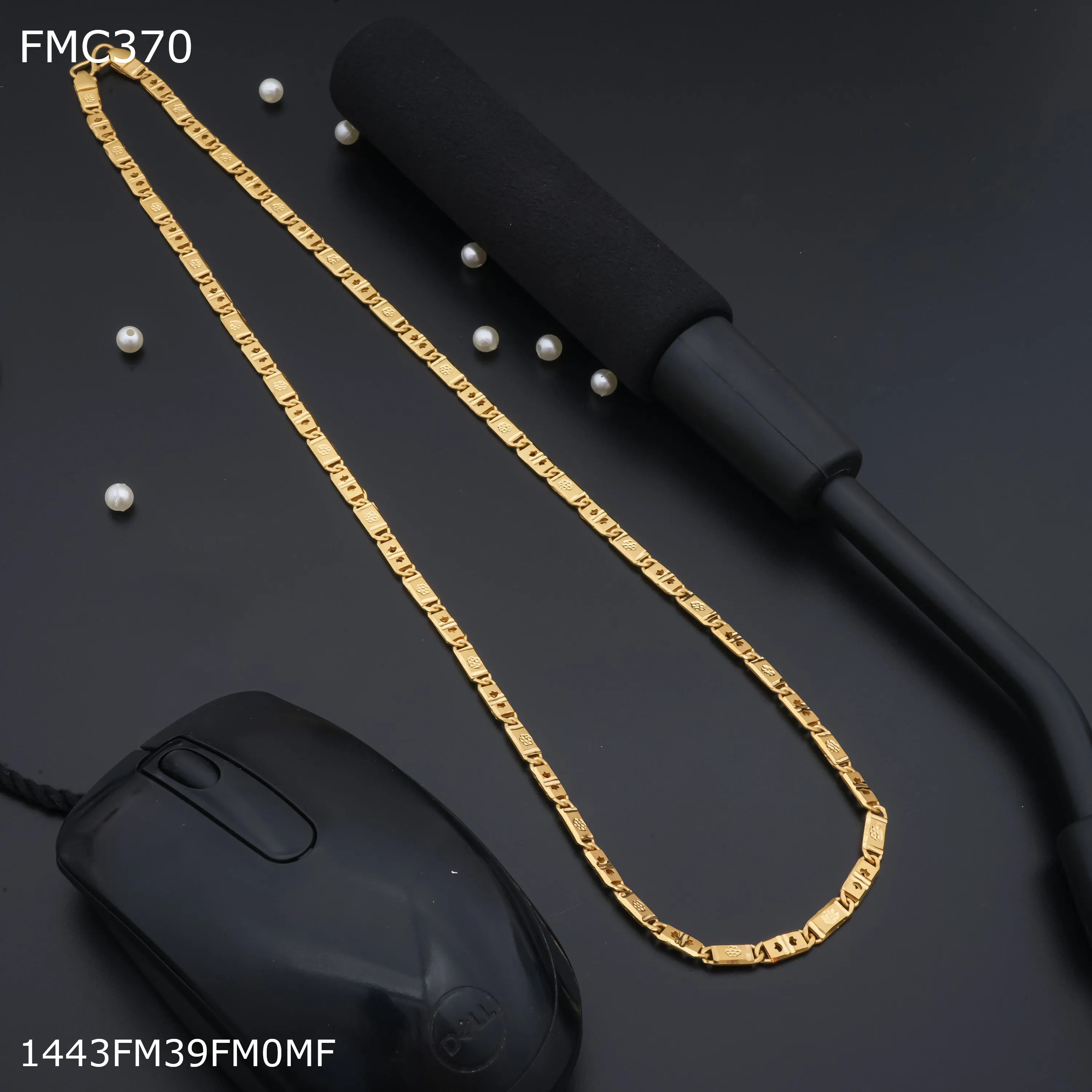 Freemen Deep nawabi gold  plated Chain Design - FMGC401