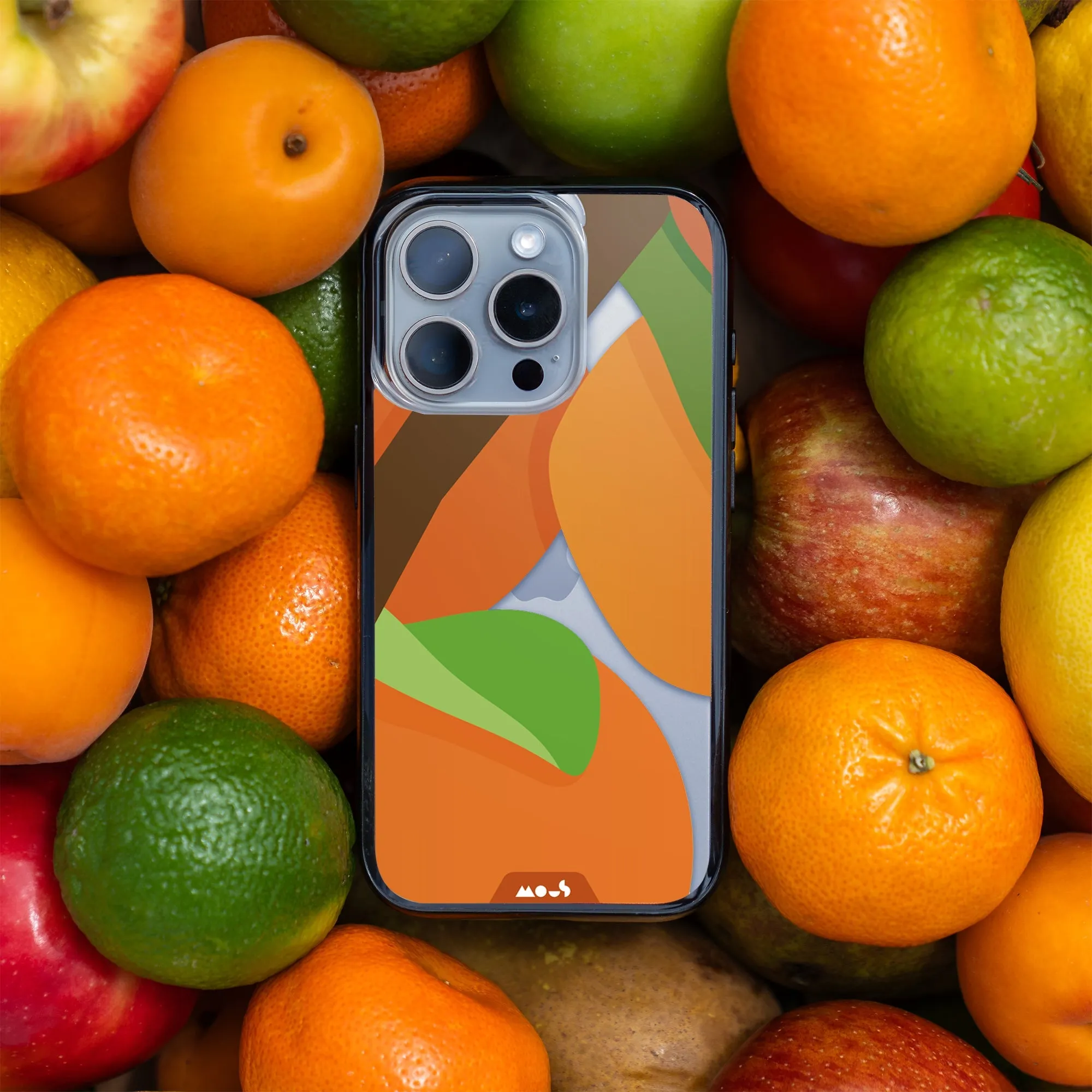 Fruits Printed Phone Case – Orange - Clarity