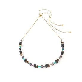 GeoCUBE® Iconic Nature Chain necklace black multicolour