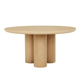 GlobeWest | Seb Round Dining Table | Oak