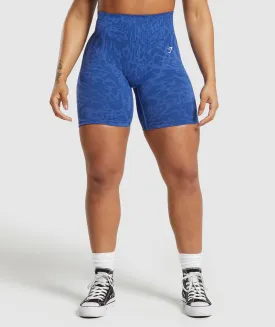 Gymshark Adapt Safari Tight Shorts - Wave Blue/Iris Blue