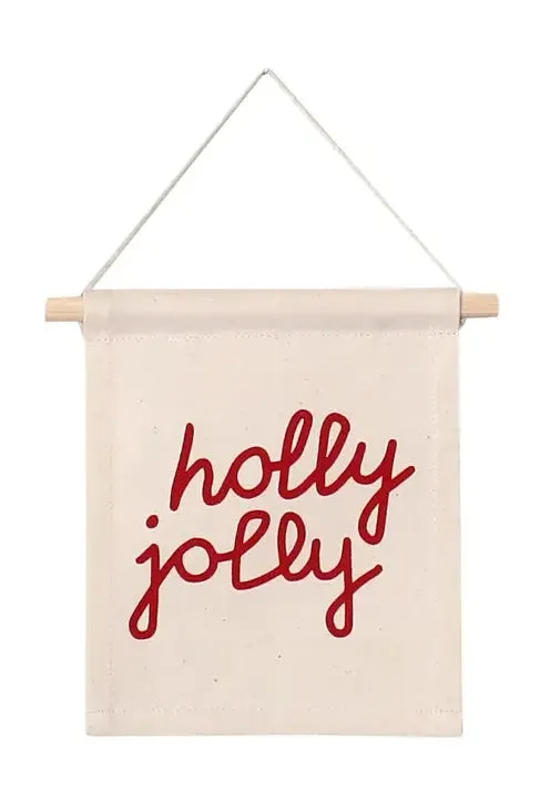 Holly Jolly Wall Hanging