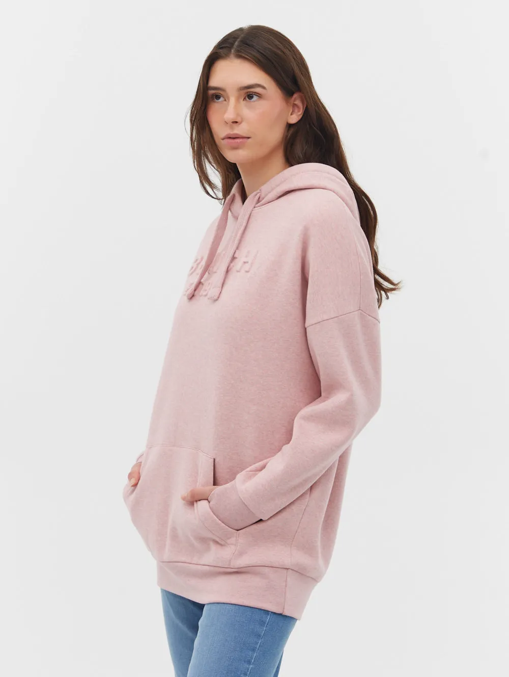 Ivyisla Longline Deboss Hoodie