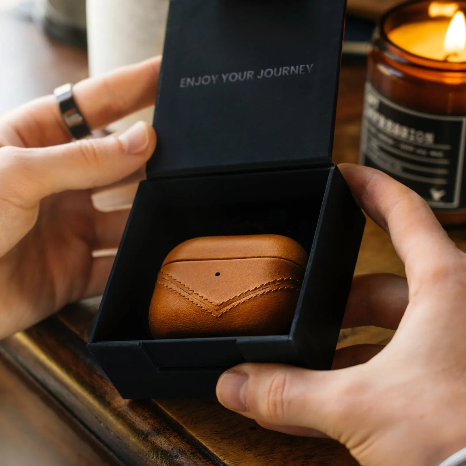 Leather AirPods Cases - SIENNA