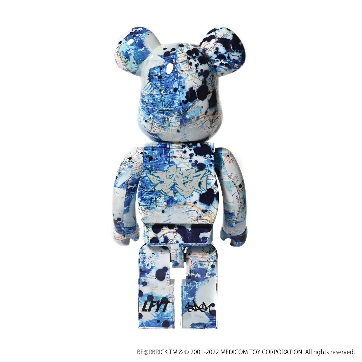 MEDICOM TOY BEARBRICK LFYT X STASH 1000