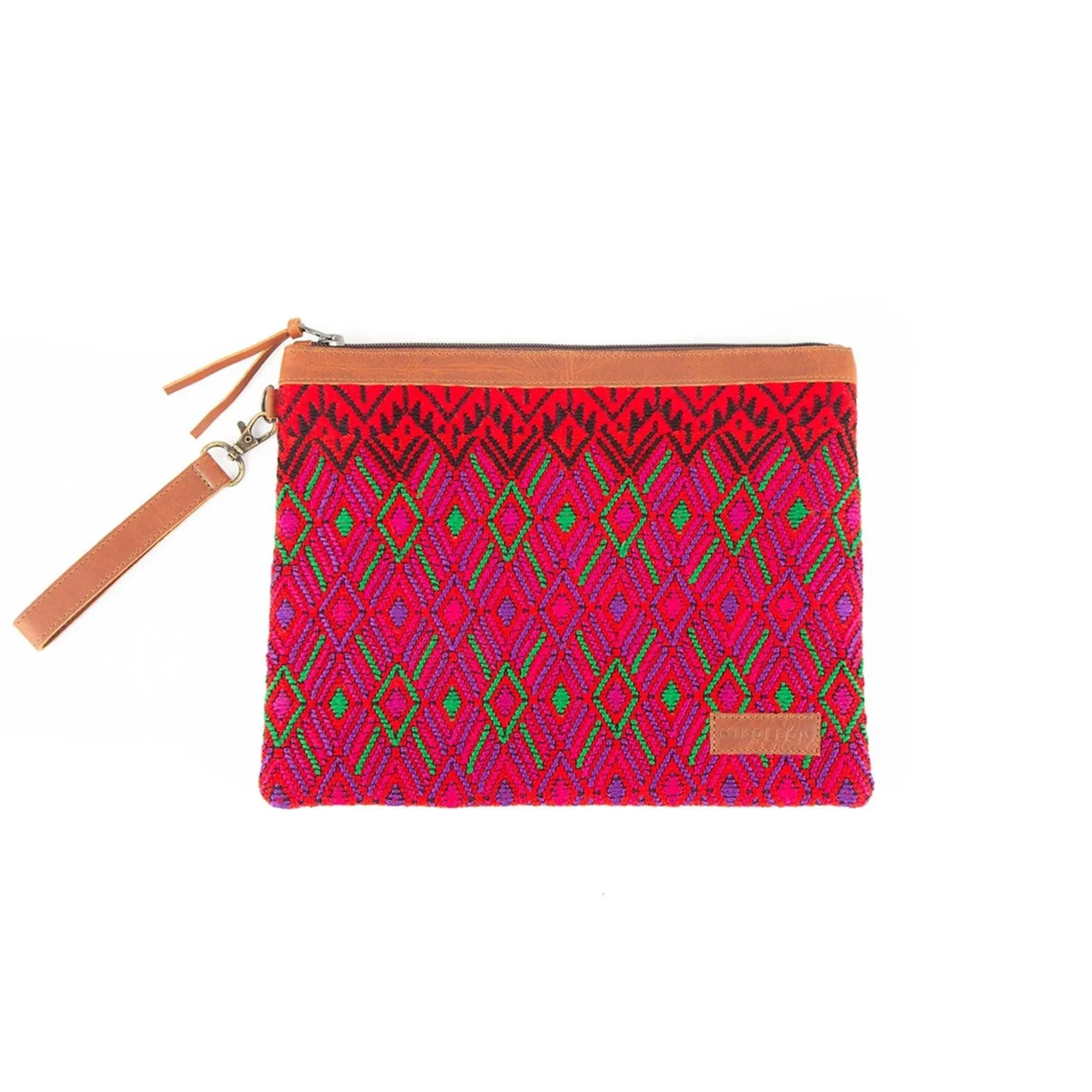 MK2076 - Swim Clutch Vintage Huipil Santa Maria