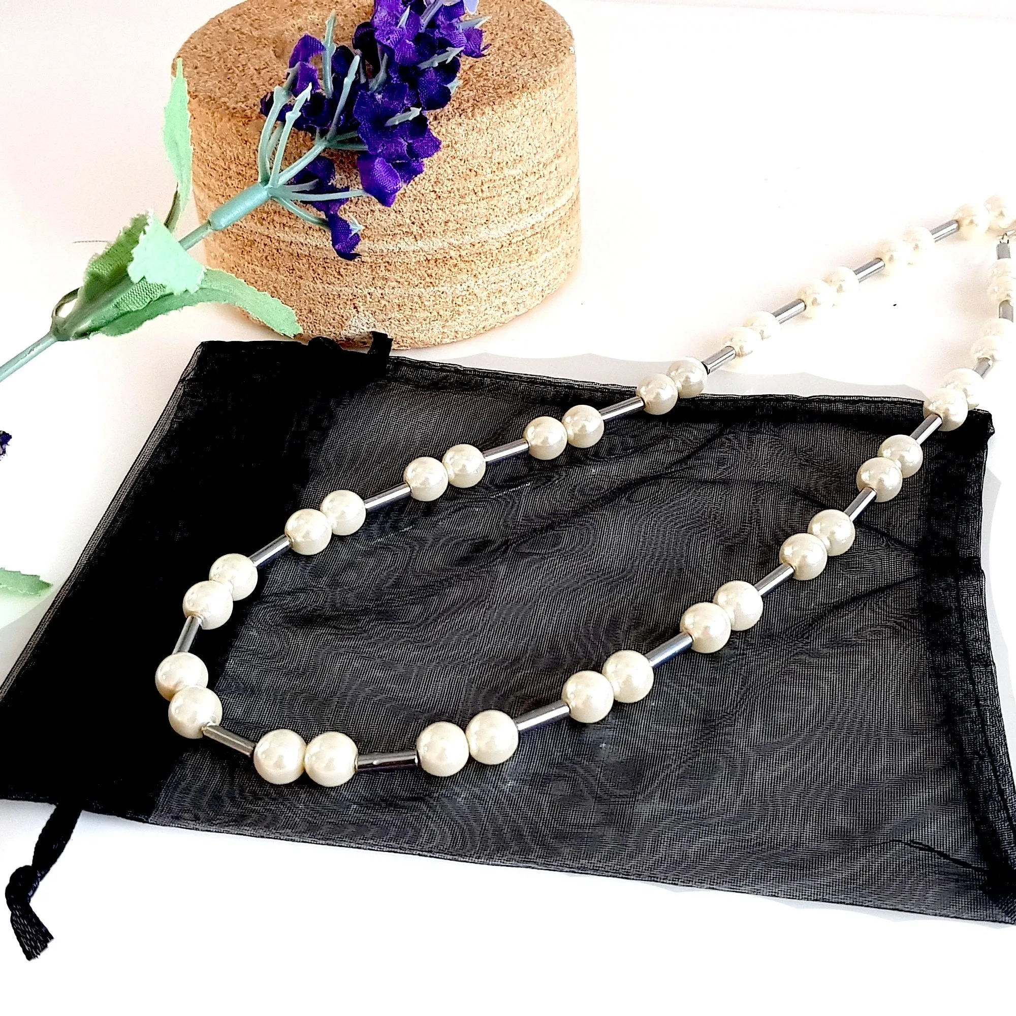 Pearl Necklace - Gift Idea | KJ-407N | Artisan Necklace