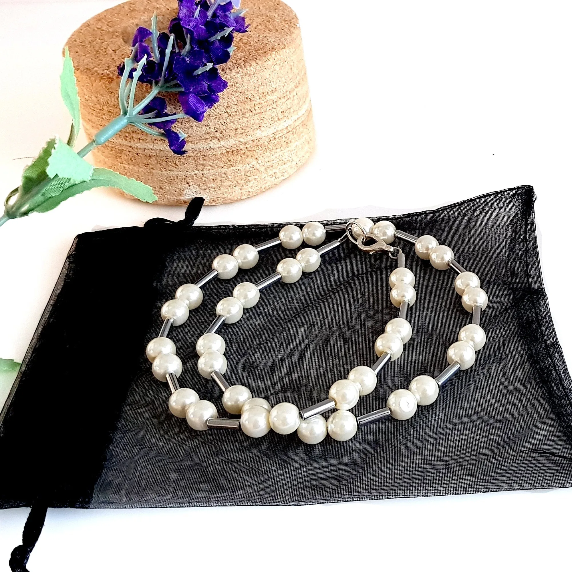 Pearl Necklace - Gift Idea | KJ-407N | Artisan Necklace