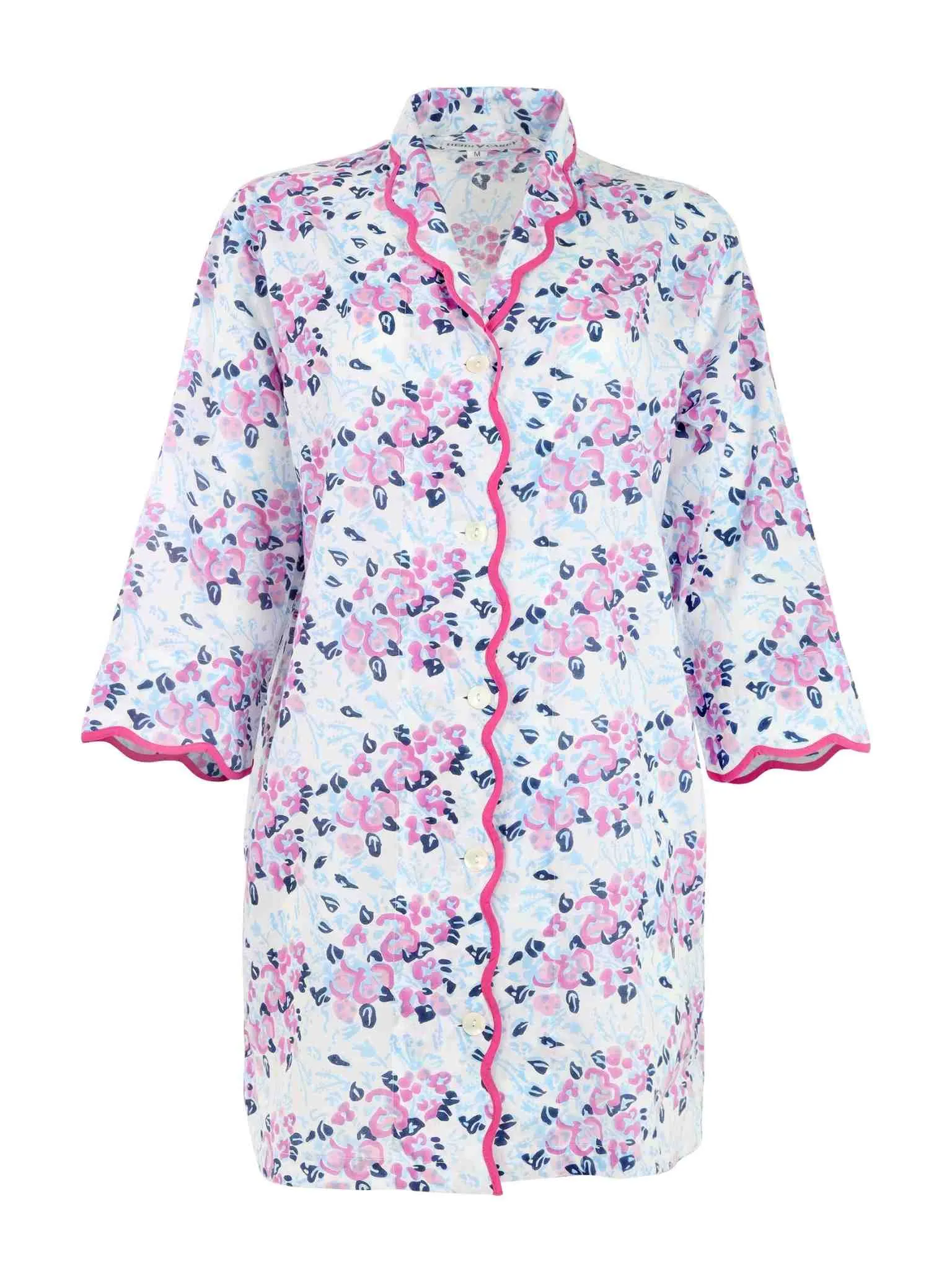 Pink-Blue Floral Nightshirt