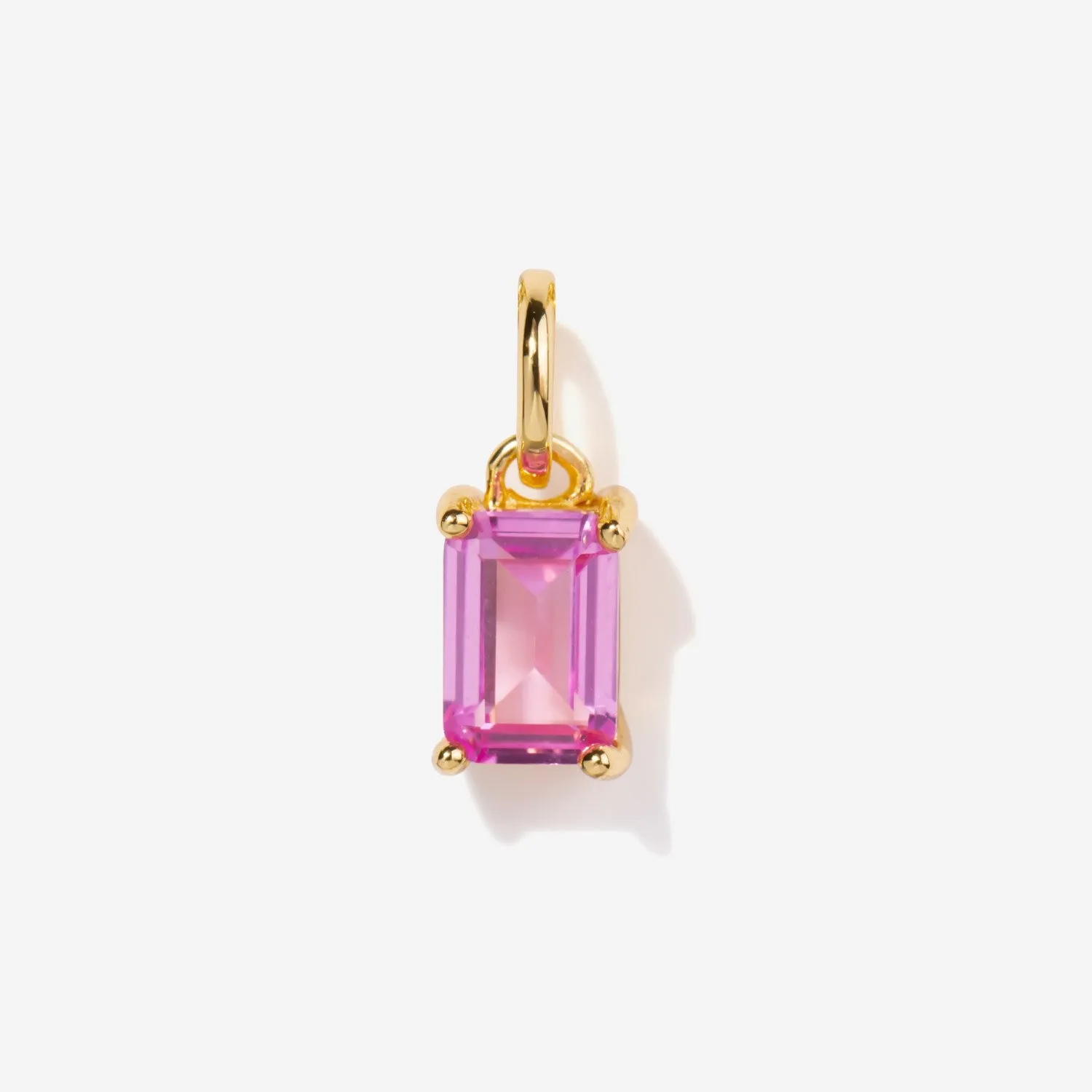 Pink Tourmaline Necklace Charm