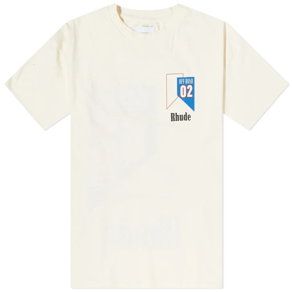 Rhude 02 T-shirt Vintage White