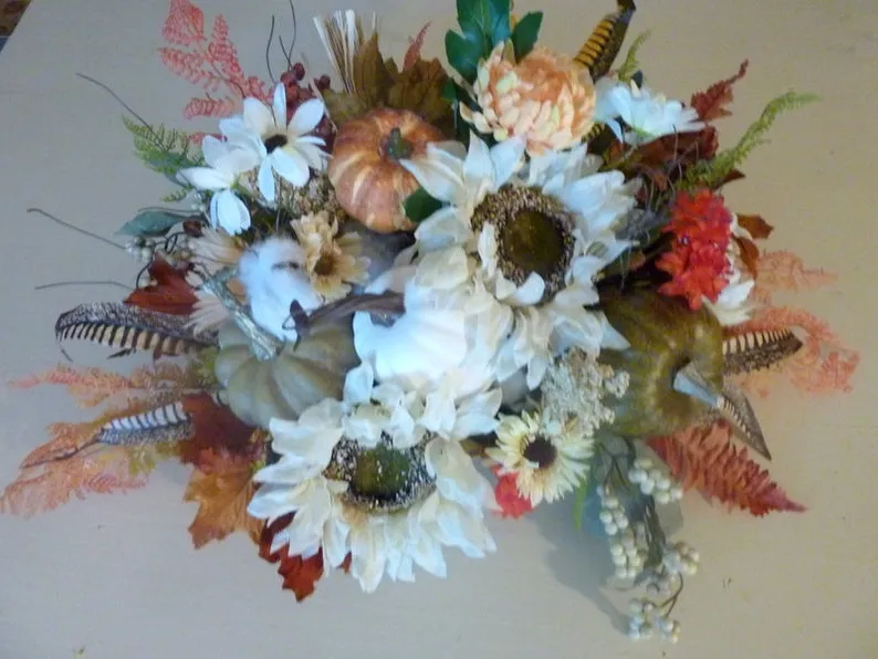 Thanksgiving centerpiece, Fall centerpiece, Thanksgiving decorations