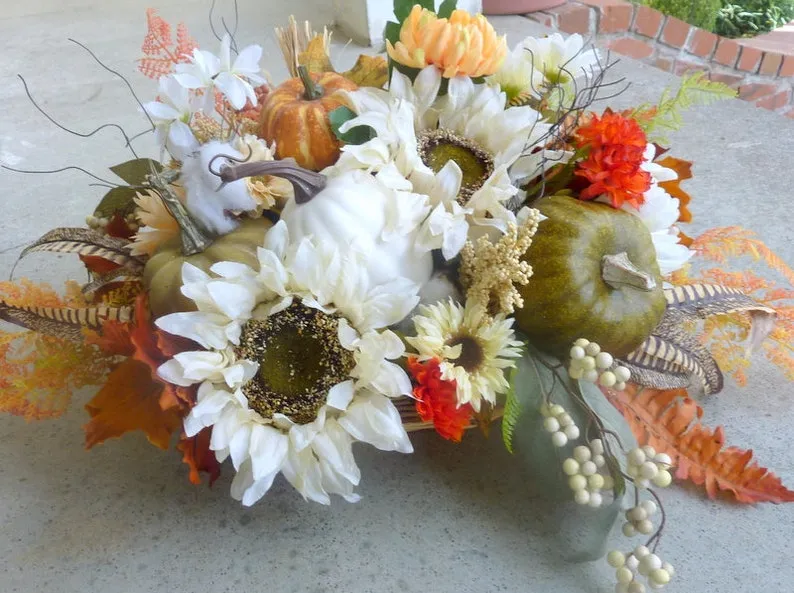 Thanksgiving centerpiece, Fall centerpiece, Thanksgiving decorations