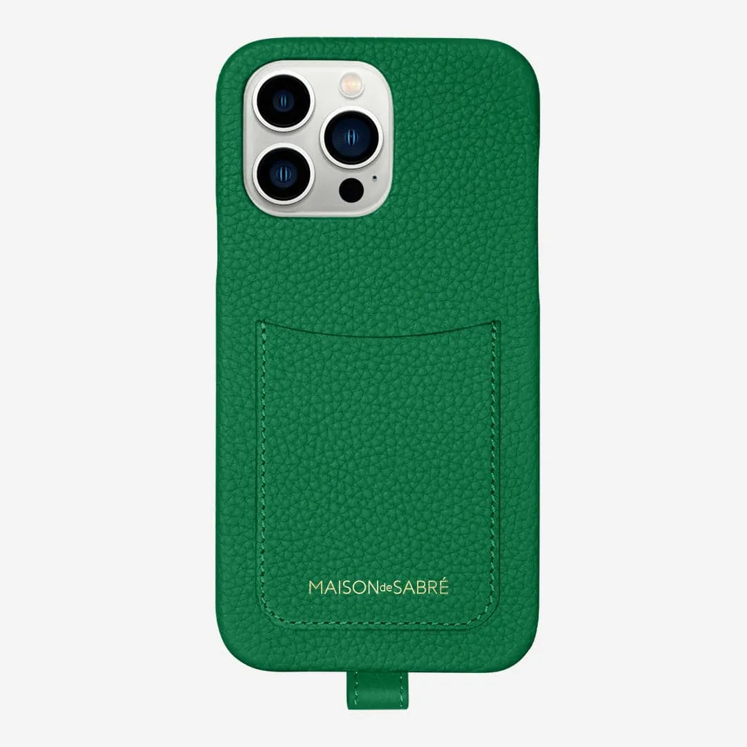 The Sling Phone Case iPhone 13 Pro - Emerald Green